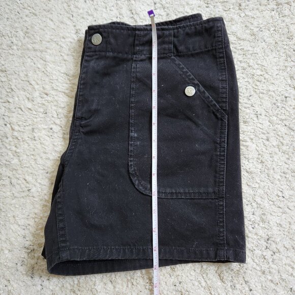 Vintage Calvin Klein Jeans Black Denim 90s Shorts Size 8 - Picture 13 of 16